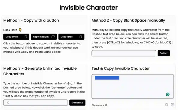 Invisible Character (1)