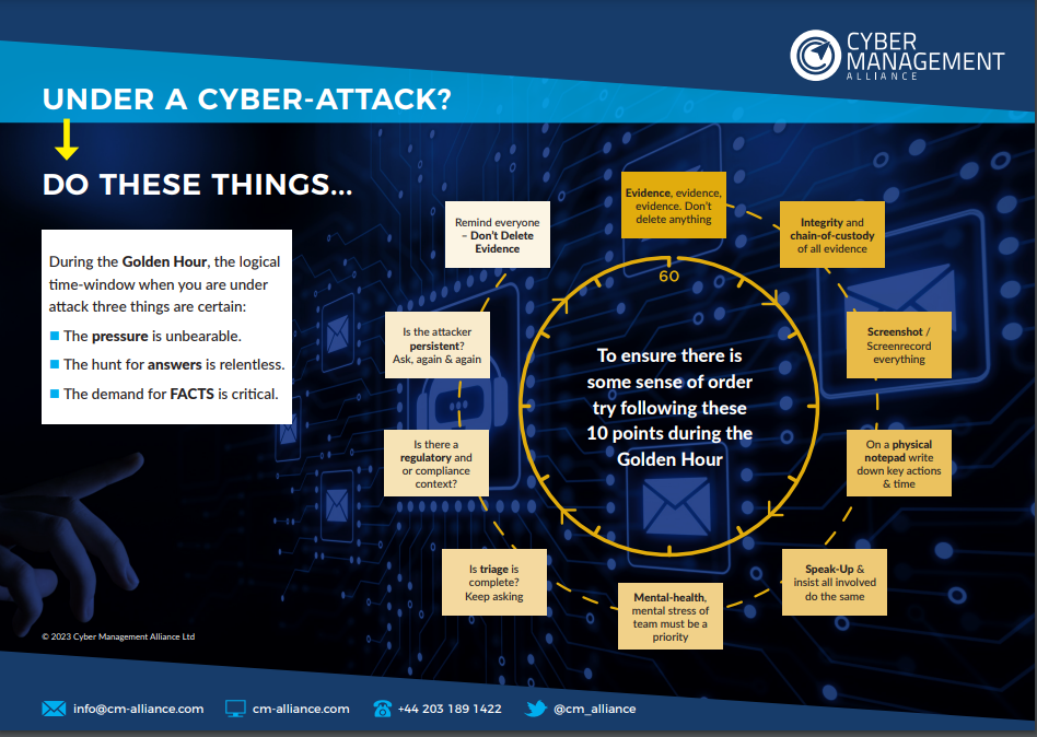 Under A Cyber Attack